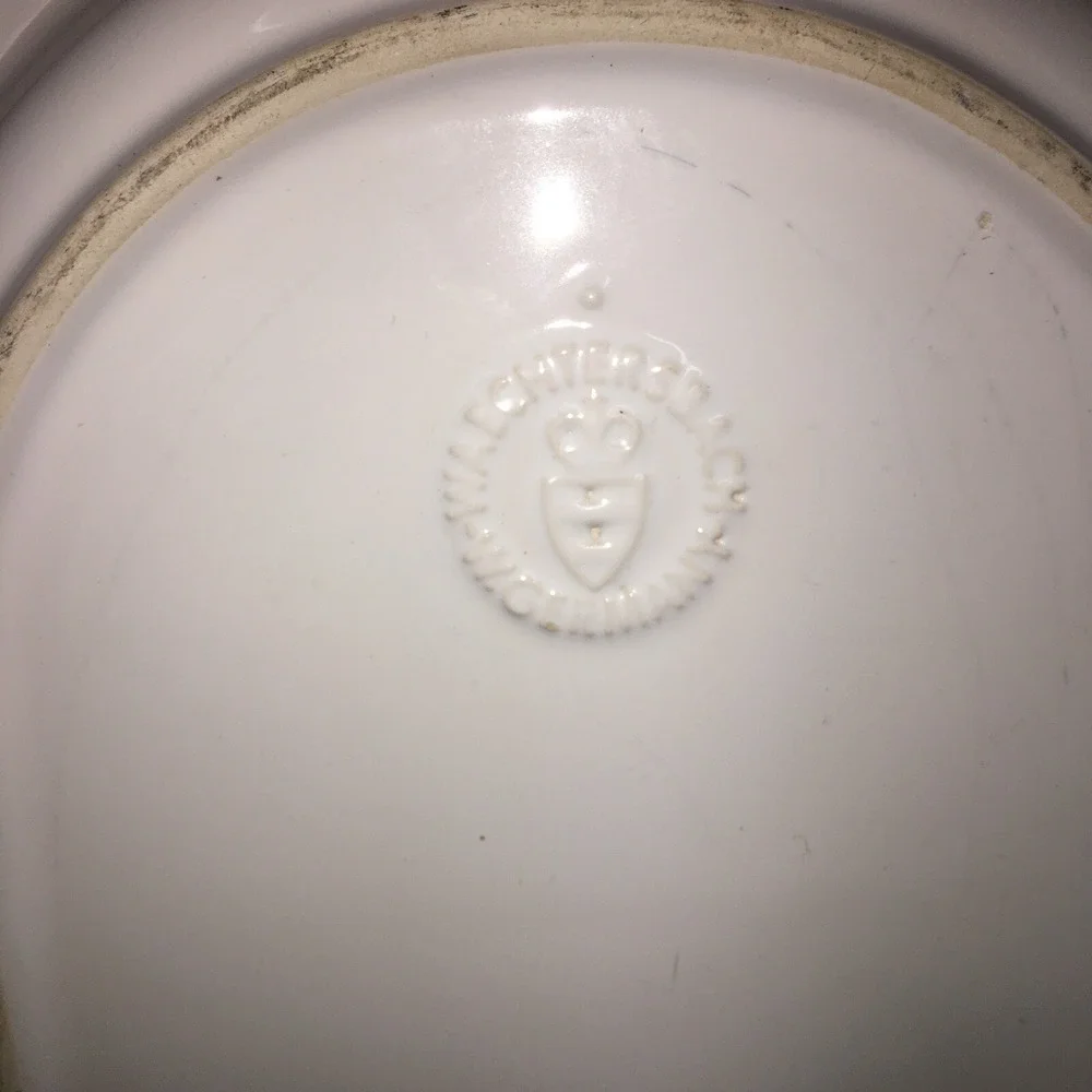 WAECHTERSBACH West Germany Confetti Colored Platter and 2 Bowls